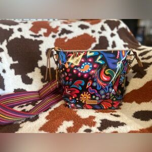 Consuela Vibrant Paisley Crossbody Bag